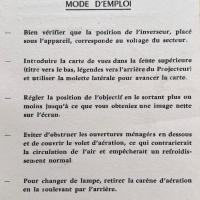MODE D'EMPLOI
